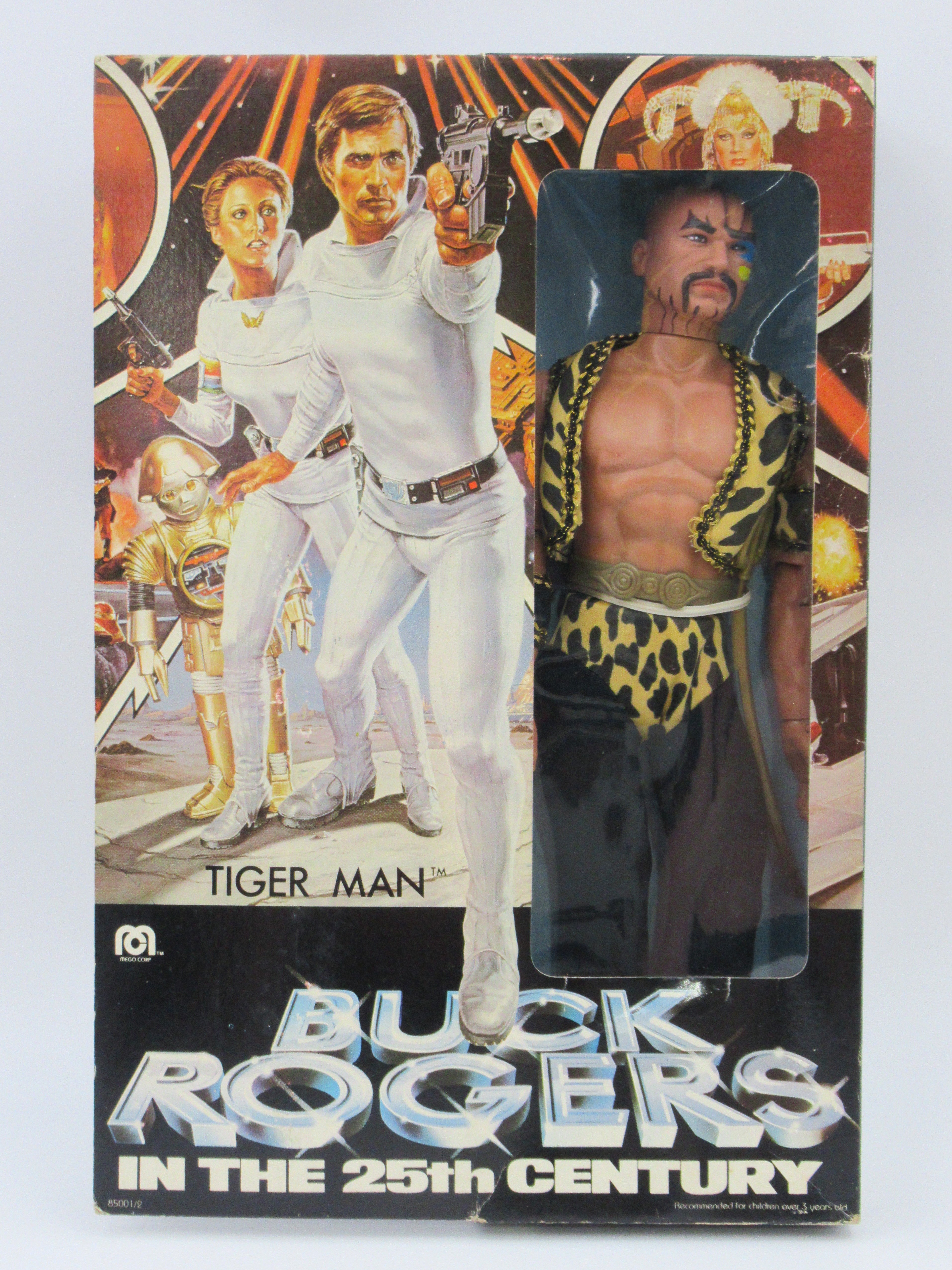 BUCK ROGERS Tiger Man 12" Action Figure - Mego Corp. (1979) Vintage Toy